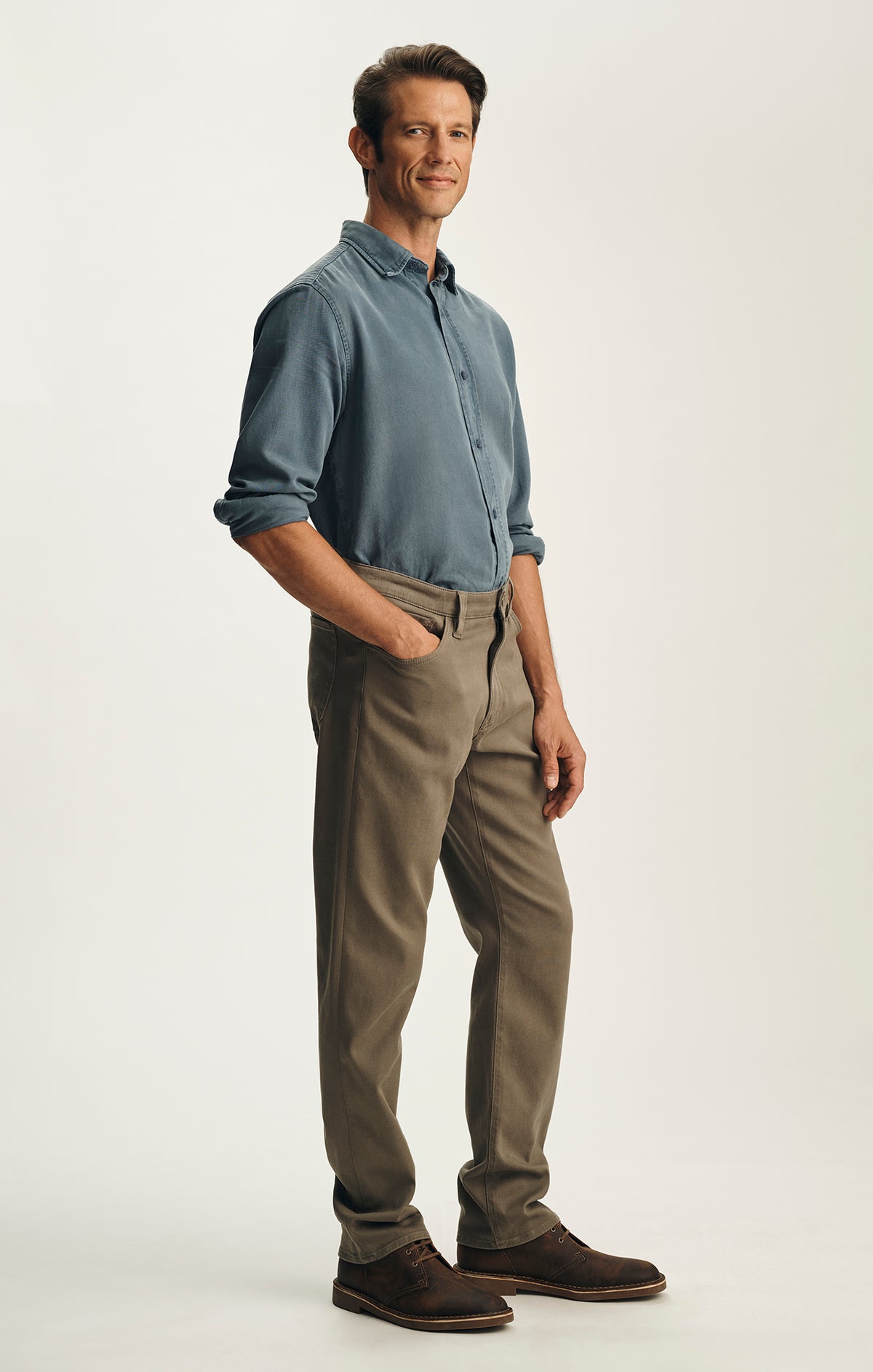 Courage Straight Leg Pants in Mercury Cloud Luxe