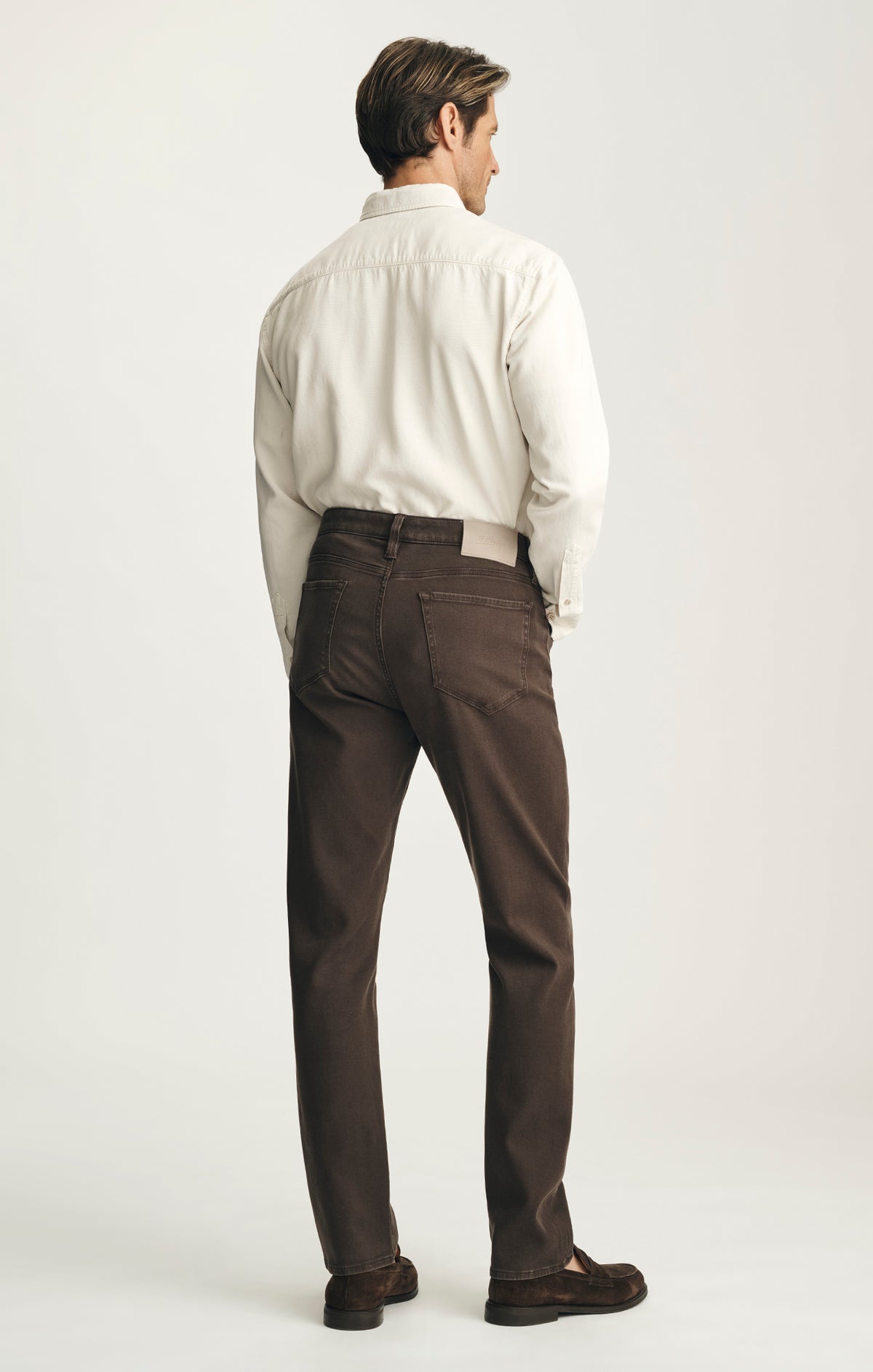 Courage Straight Leg Pants in Chocolate Cloud Luxe