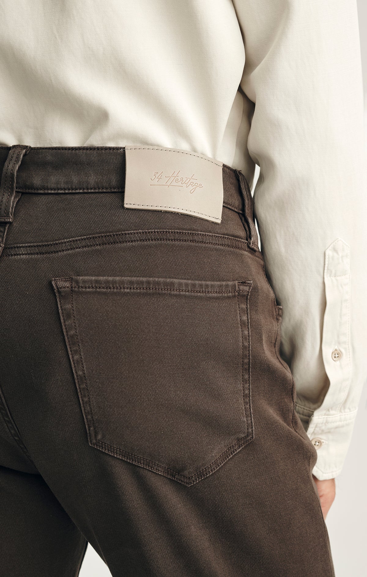 Courage Straight Leg Pants in Chocolate Cloud Luxe