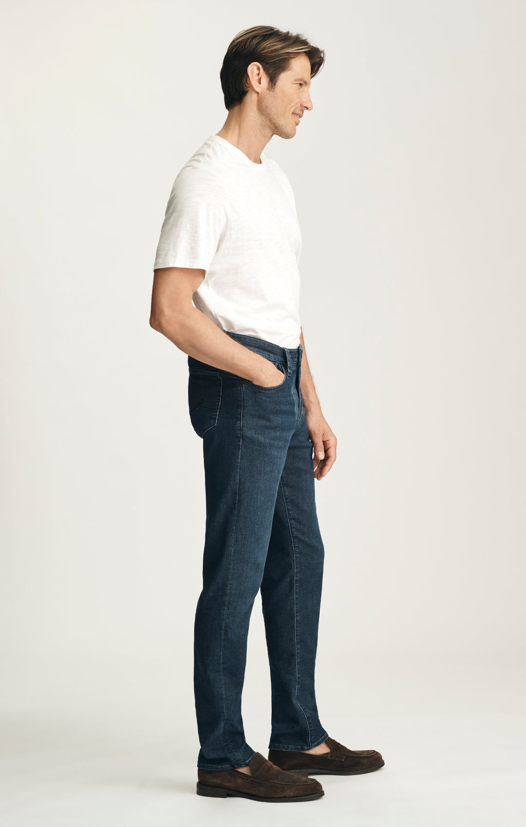Courage Straight Leg Jeans in Dark Sporty