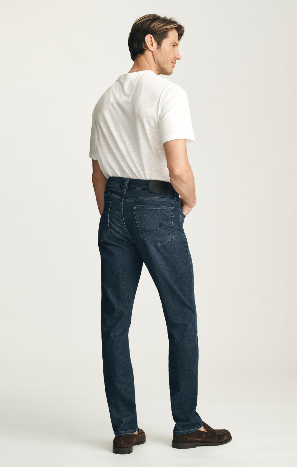 Courage Straight Leg Jeans in Dark Sporty