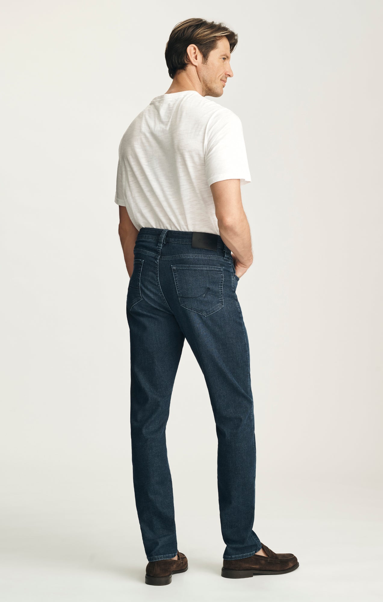 Courage Straight Leg Jeans in Dark Sporty