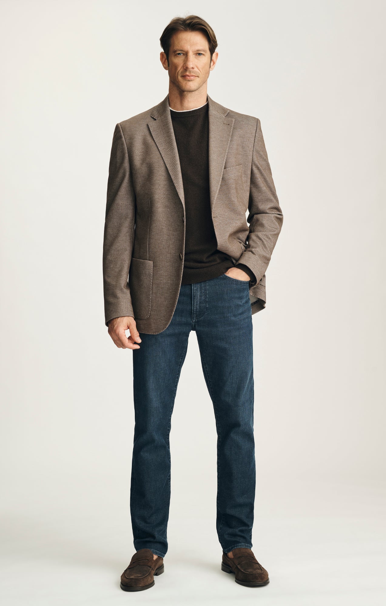 Courage Straight Leg Jeans in Dark Sporty