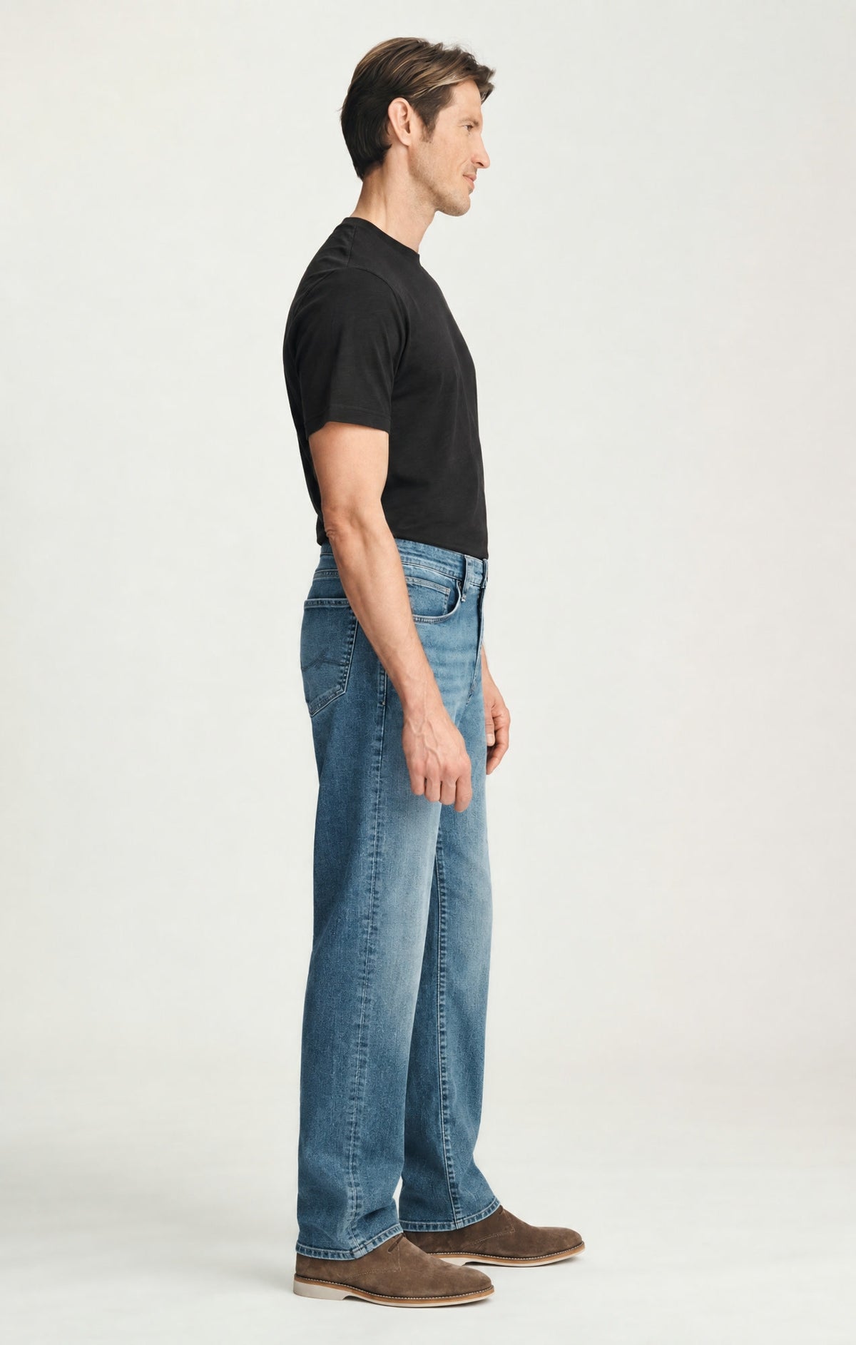 Charisma Relaxed Straight Jeans in Light Foggy Aerodenim