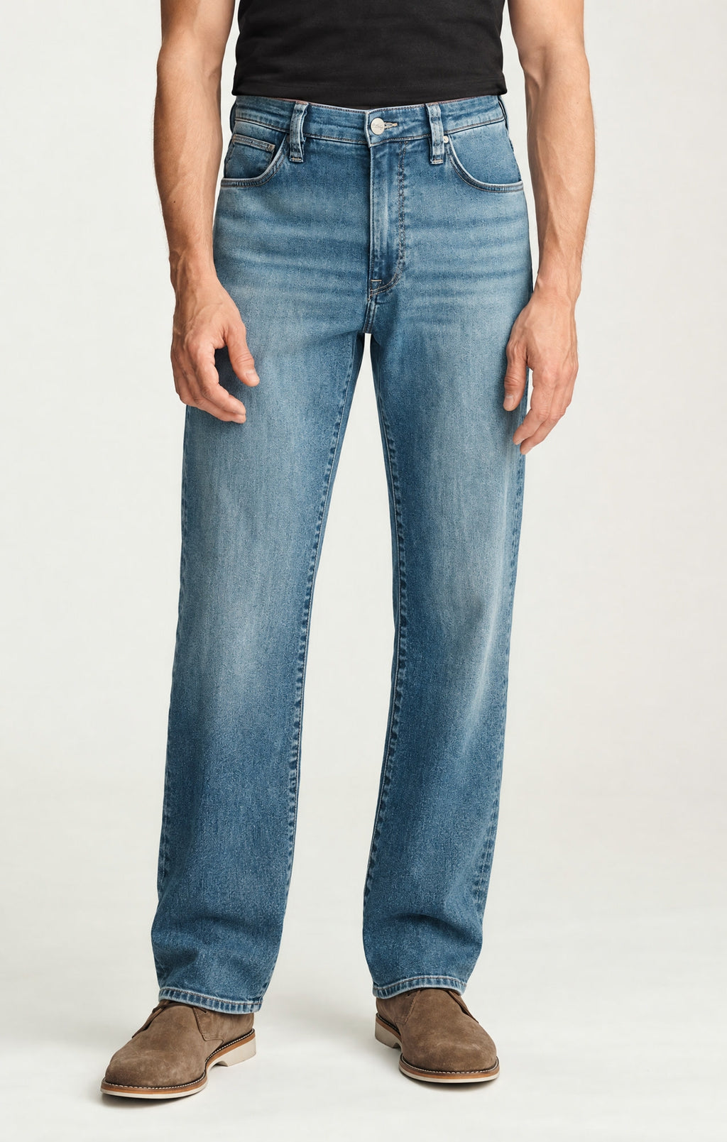 Charisma Relaxed Straight Jeans in Light Foggy Aerodenim