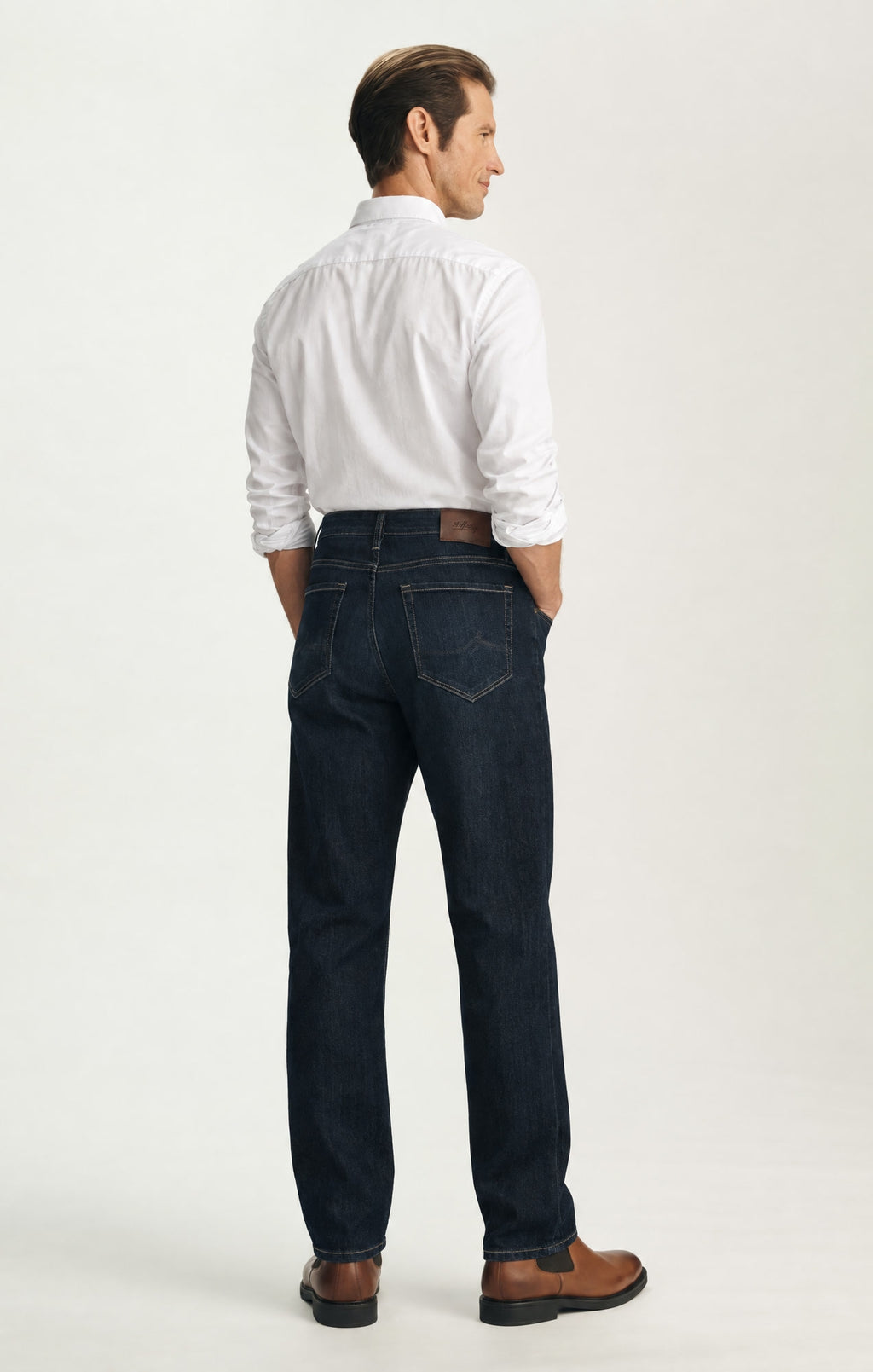 Charisma Relaxed Straight Jeans in Deep Vintage Aerodenim