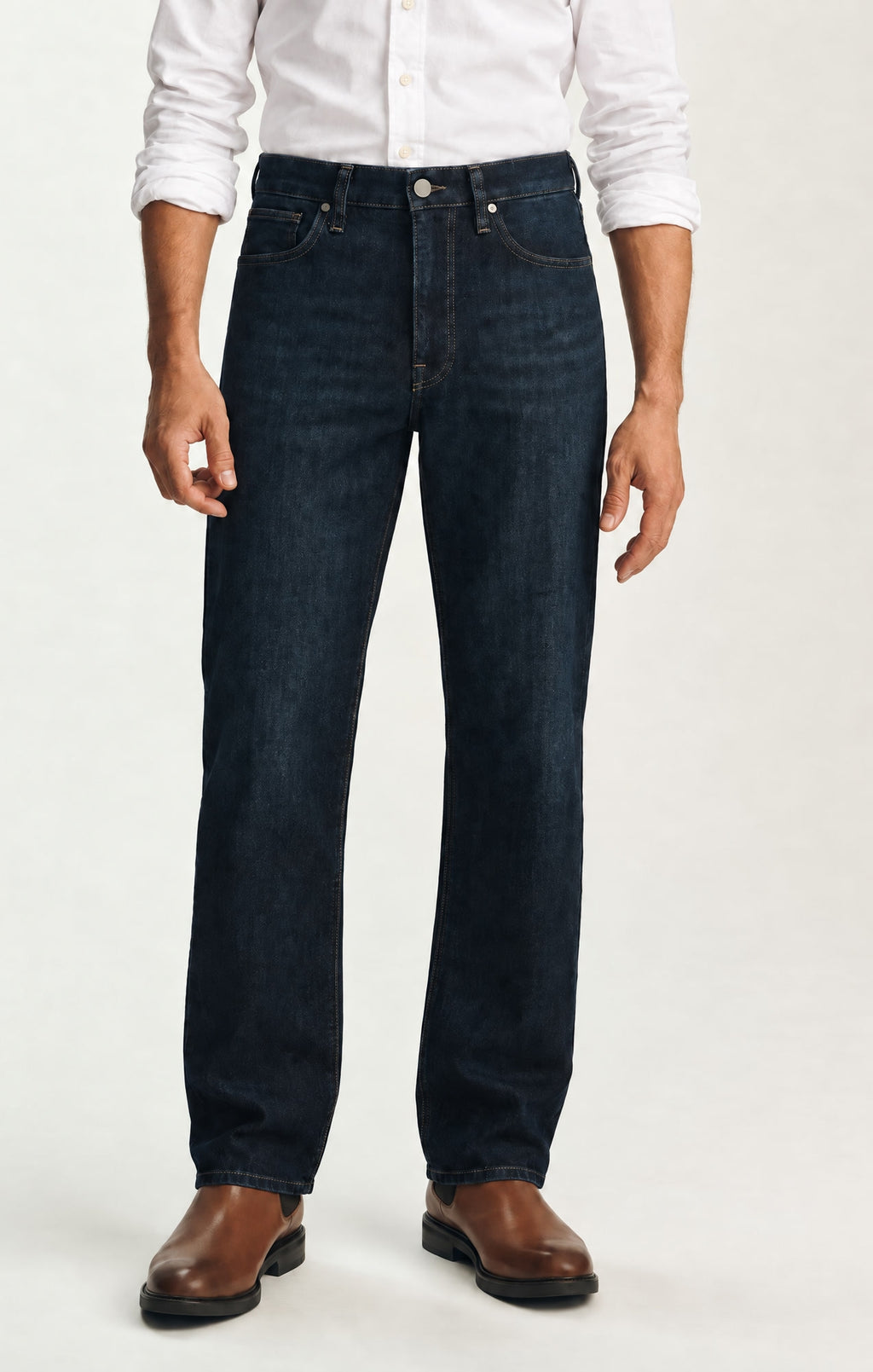 Charisma Relaxed Straight Jeans in Deep Vintage Aerodenim