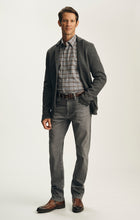 Courage Straight Leg Jeans in Light Smoke Brushed Urban