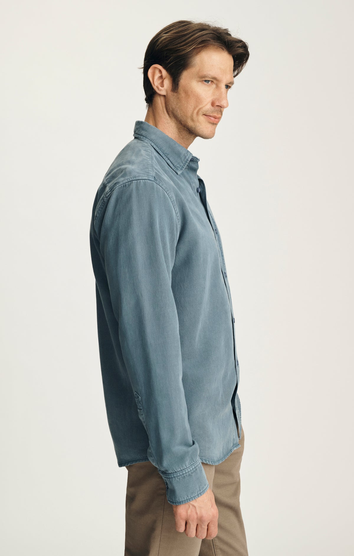 Tencel™ Blend Shirt in Blue Mirage