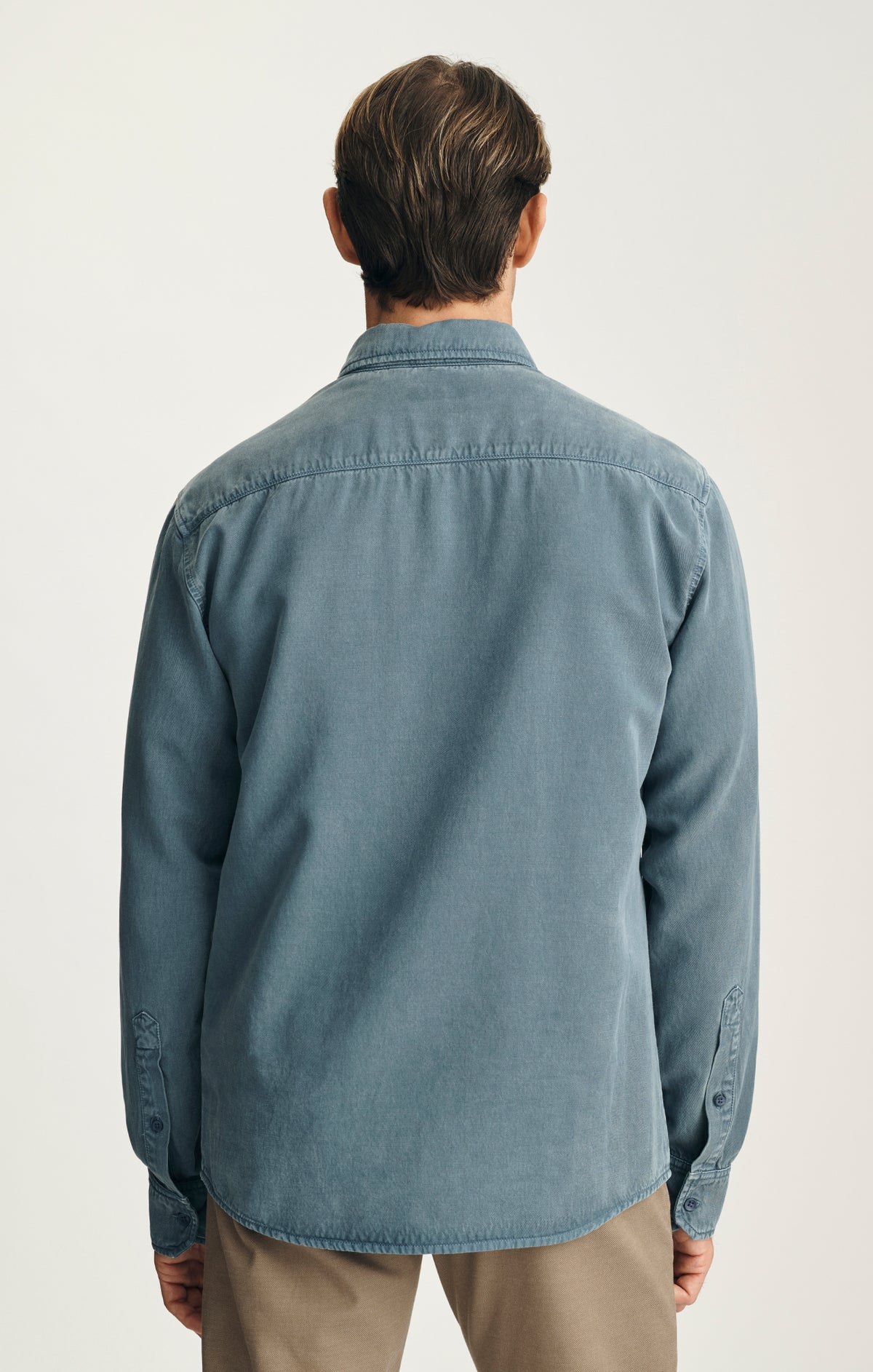 Tencel™ Blend Shirt in Blue Mirage