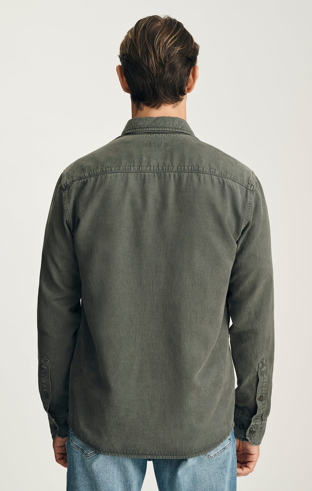 Tencel™ Blend Shirt in Grape Leaf
