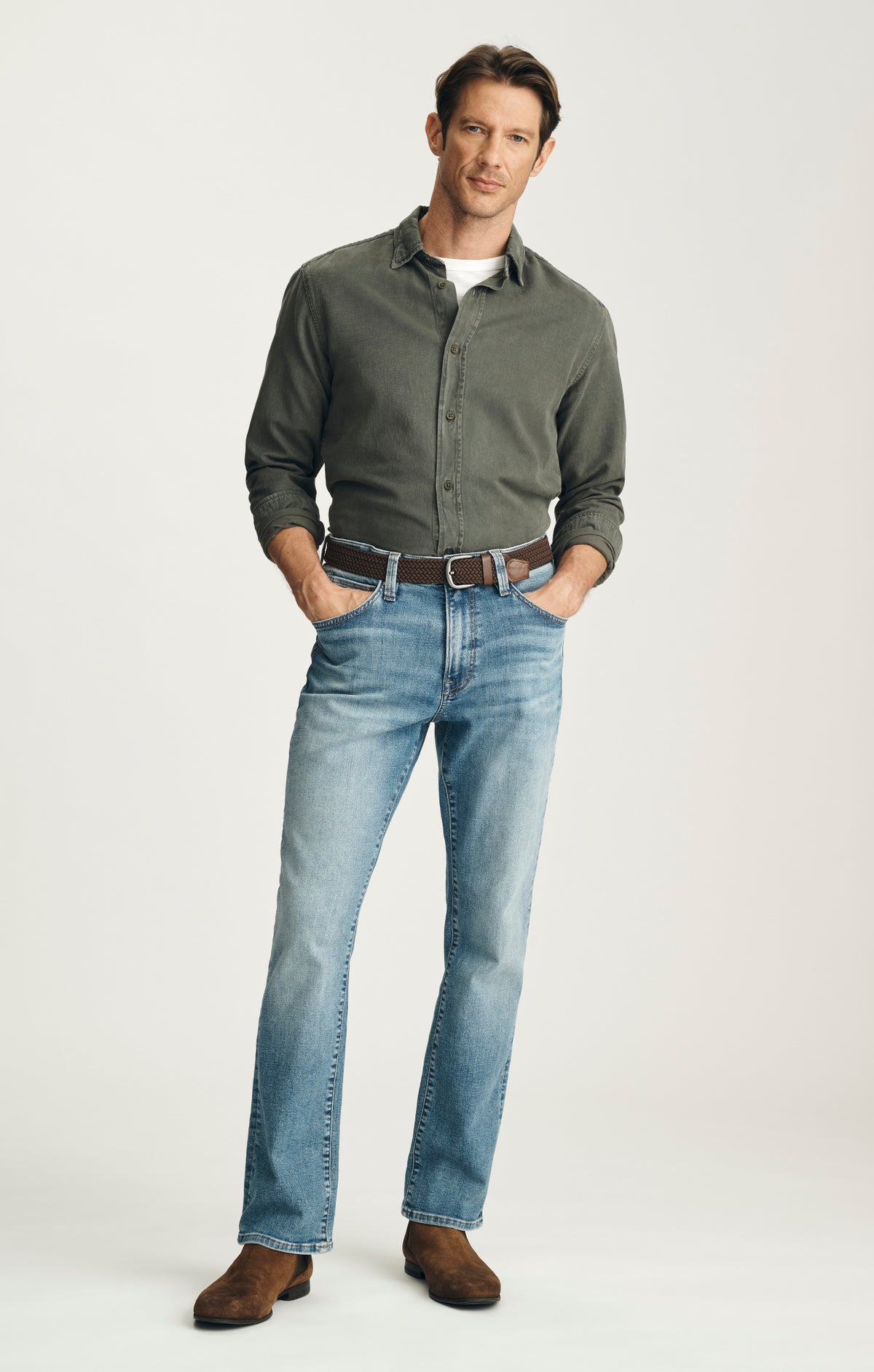 Tencel™ Blend Shirt in Grape Leaf