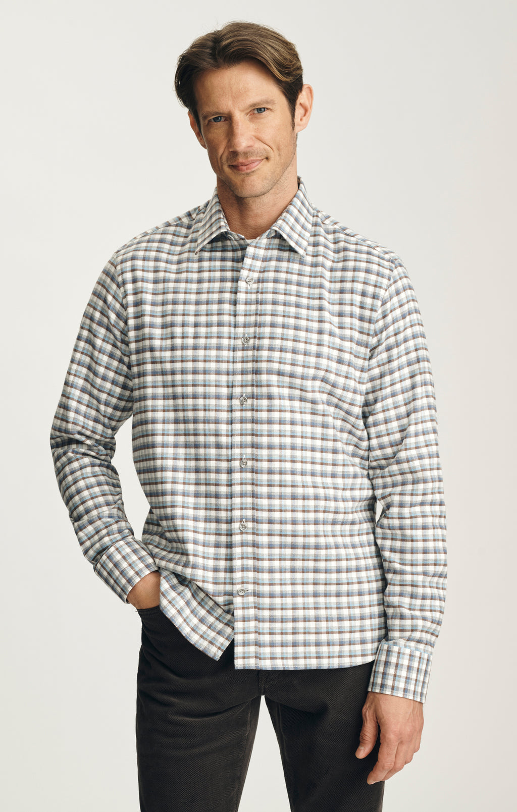 Check Shirt in Blue