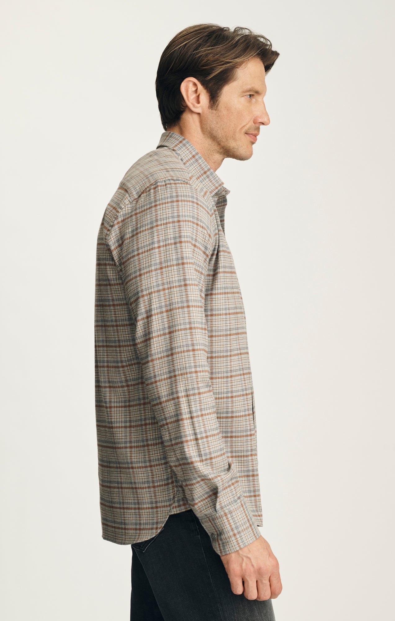 Check Shirt in Terracotta