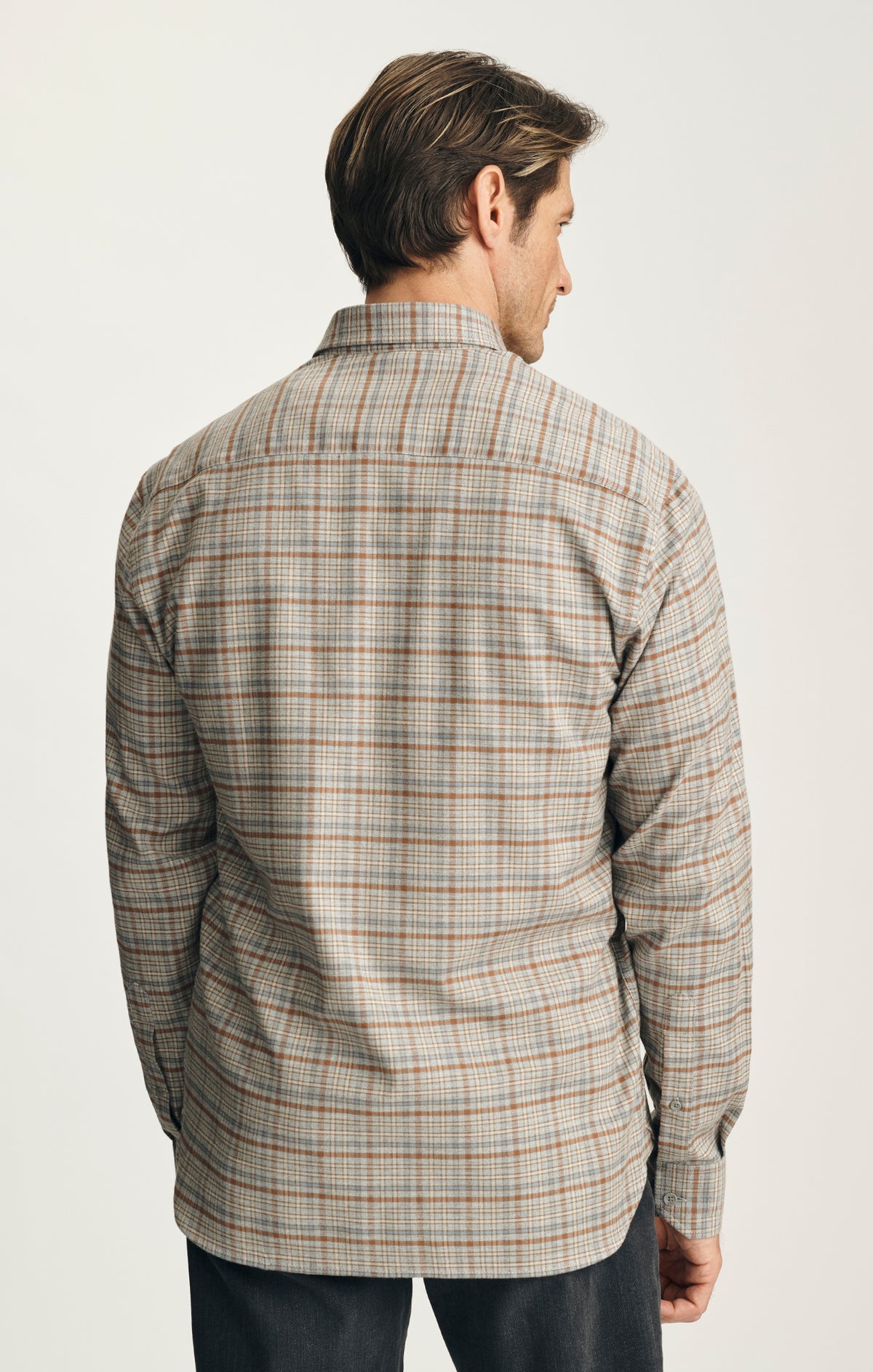 Check Shirt in Terracotta