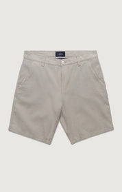 Arizona Slim Shorts In Stone Seersucker