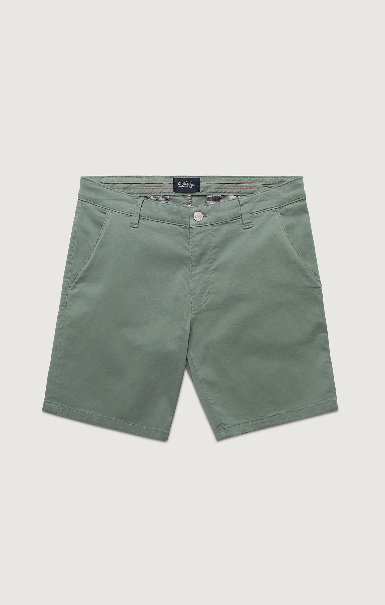 Arizona Slim Shorts In Iceberg Green Twill