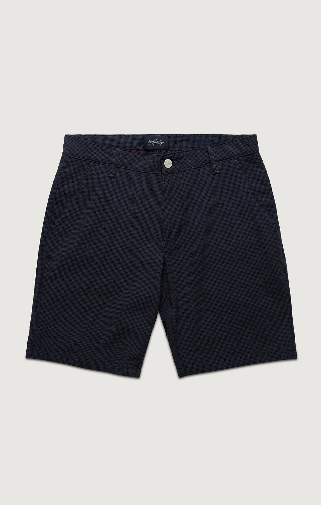 Arizona Slim Shorts In Navy Seersucker