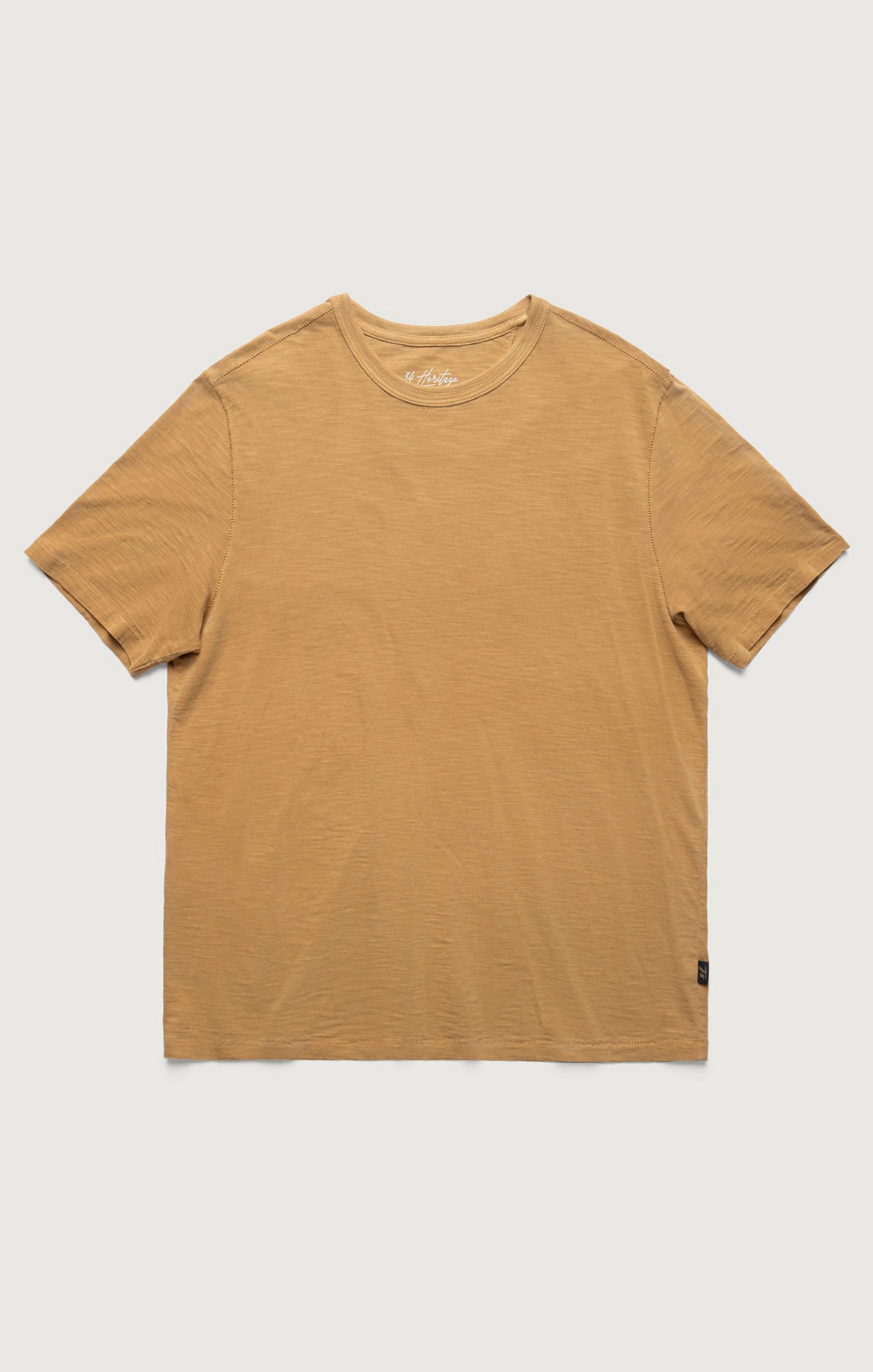 Slub Crew Neck T-Shirt in Wood Thrush