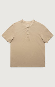 Slub Henley T-Shirt in Twill