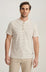 Striped Henley In Beige