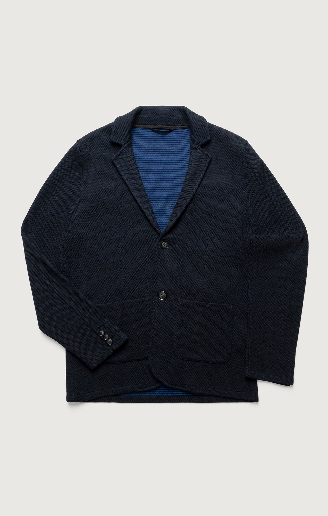 Double Face Blazer In Navy