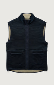 Ottoman Vest in Navy