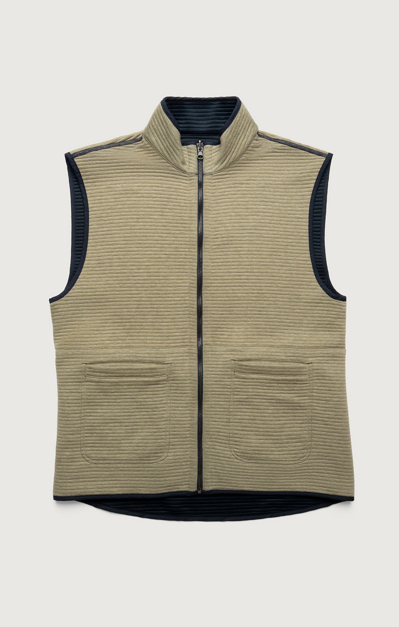 Ottoman Vest in Navy