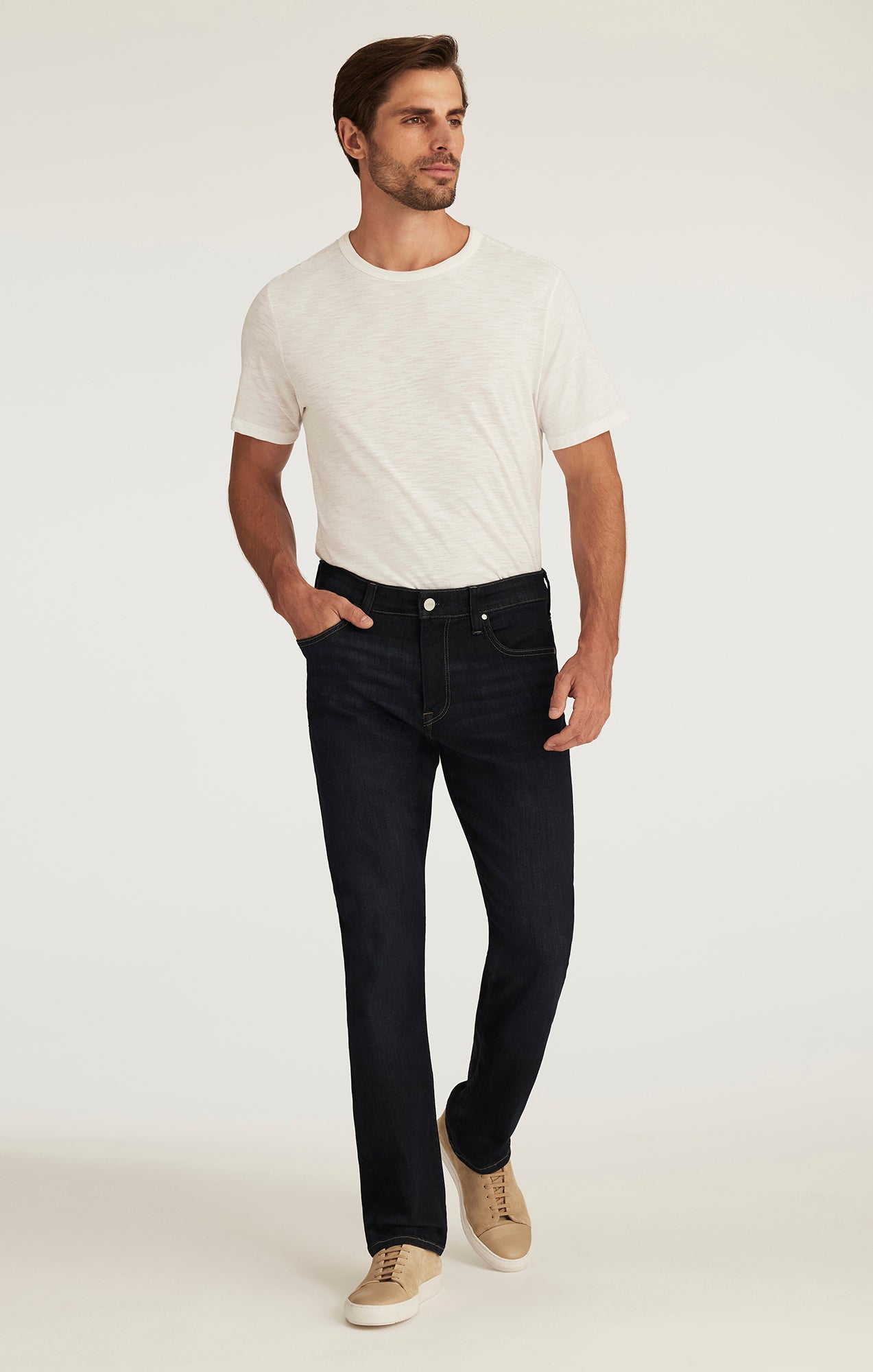 Camino Relaxed Straight Jeans in Deep Urban