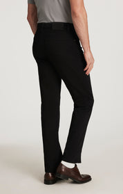 Charisma Relaxed Straight Pants In Select Double Black