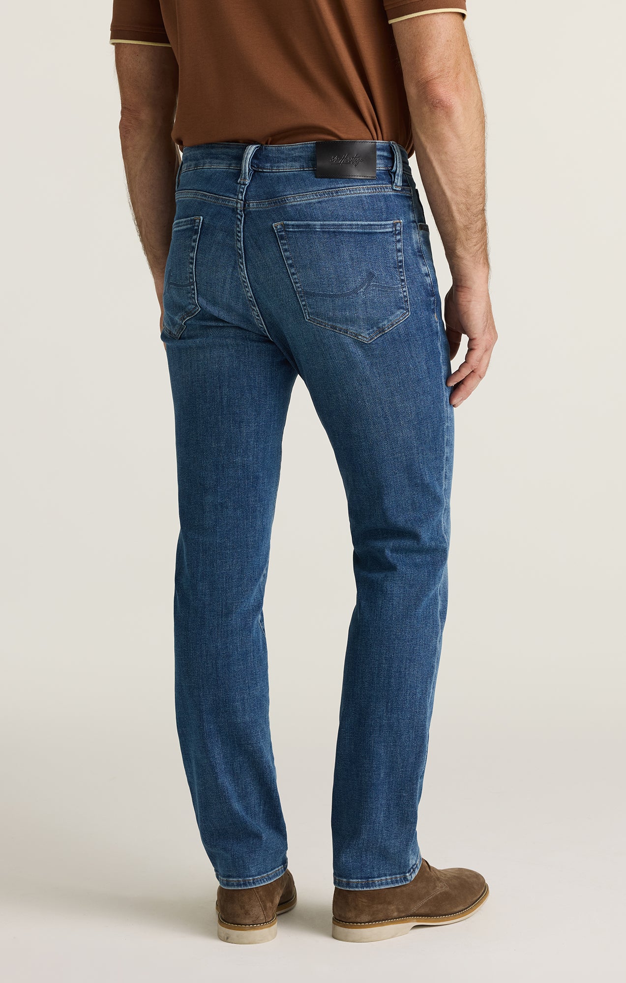 Charisma Relaxed Straight Jeans in Used Brushed Organic Ultra