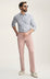 Charisma Relaxed Straight Pants In Pink Twill