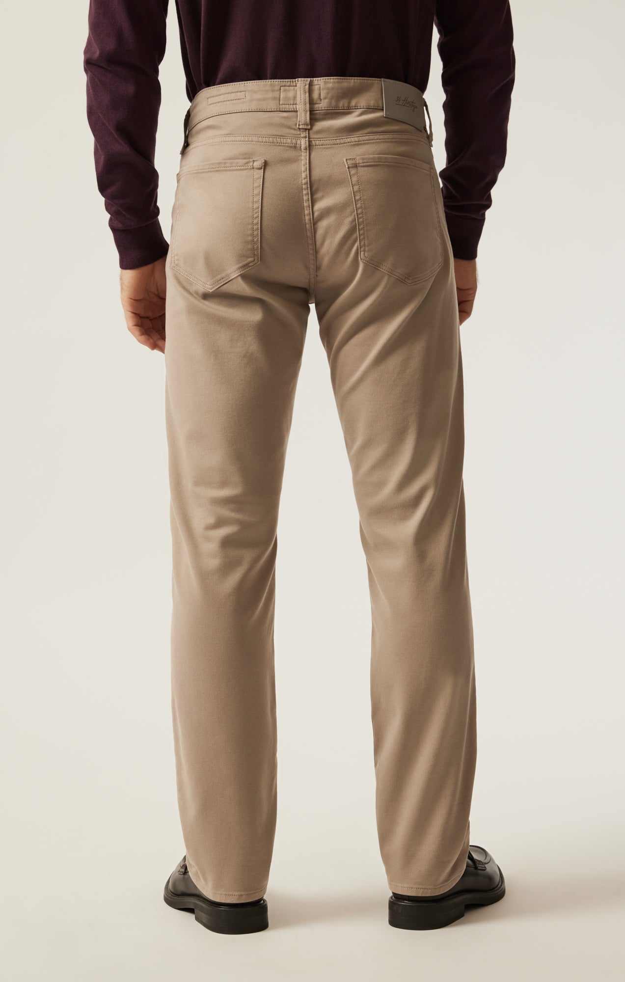 34 Heritage Men's Courage Straight Leg Pants in Sand Coolmax
