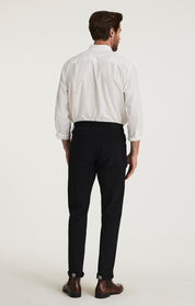 Courage Straight Commuter Pants in Black Luxe