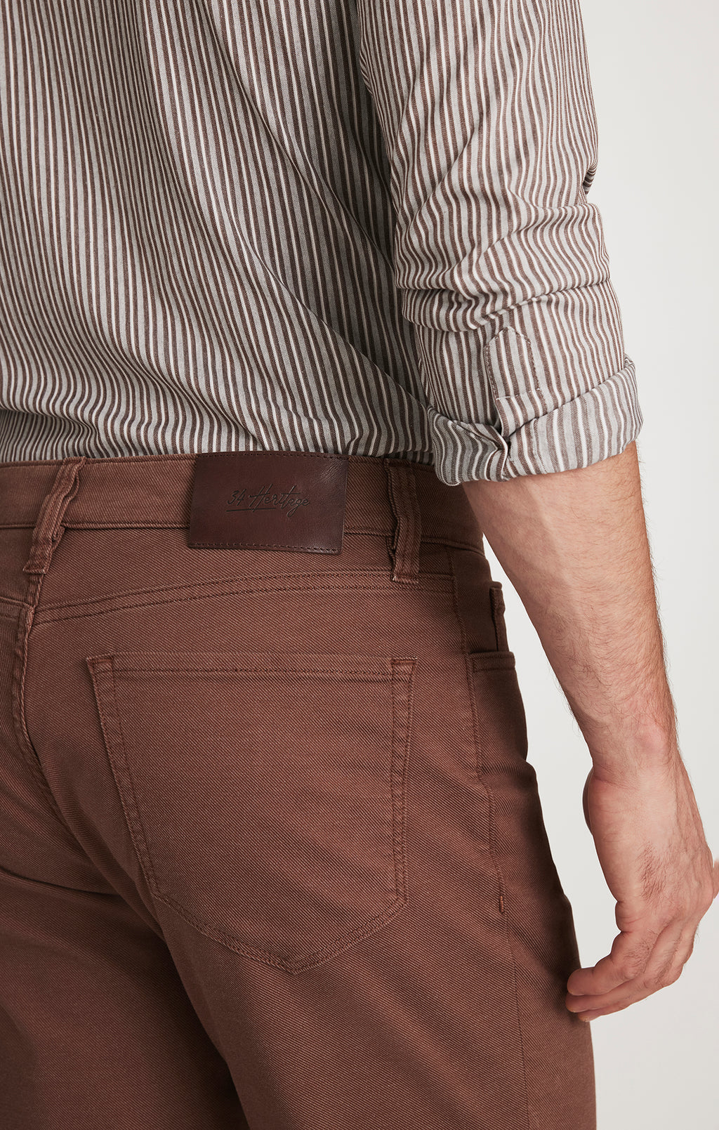Charisma Relaxed Straight Pants in Cappuccino Coolmax