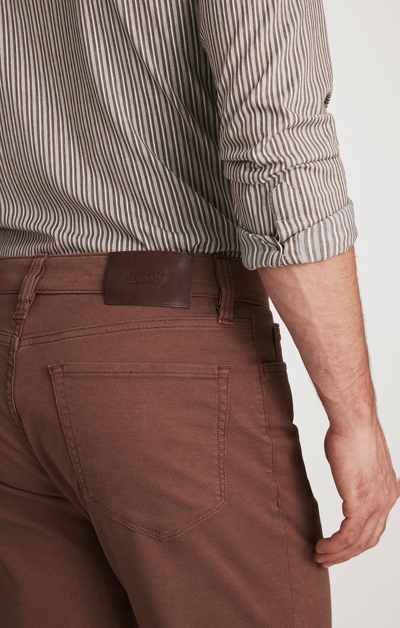 Charisma Relaxed Straight Pants in Cappuccino Coolmax