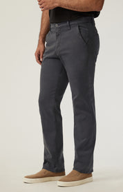 Charisma Relaxed Straight Chino in Ash Twill