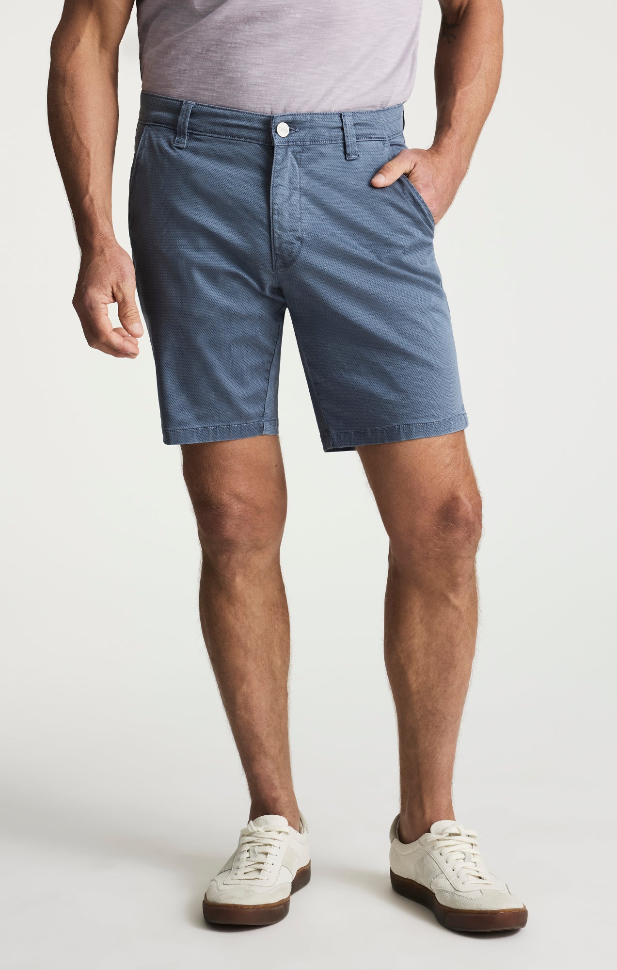 Arizona Slim Shorts In Stone Tie Print