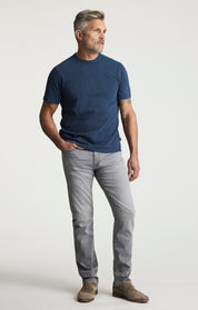 Courage Straight Leg Jeans In Light Smoke Brushed Urban