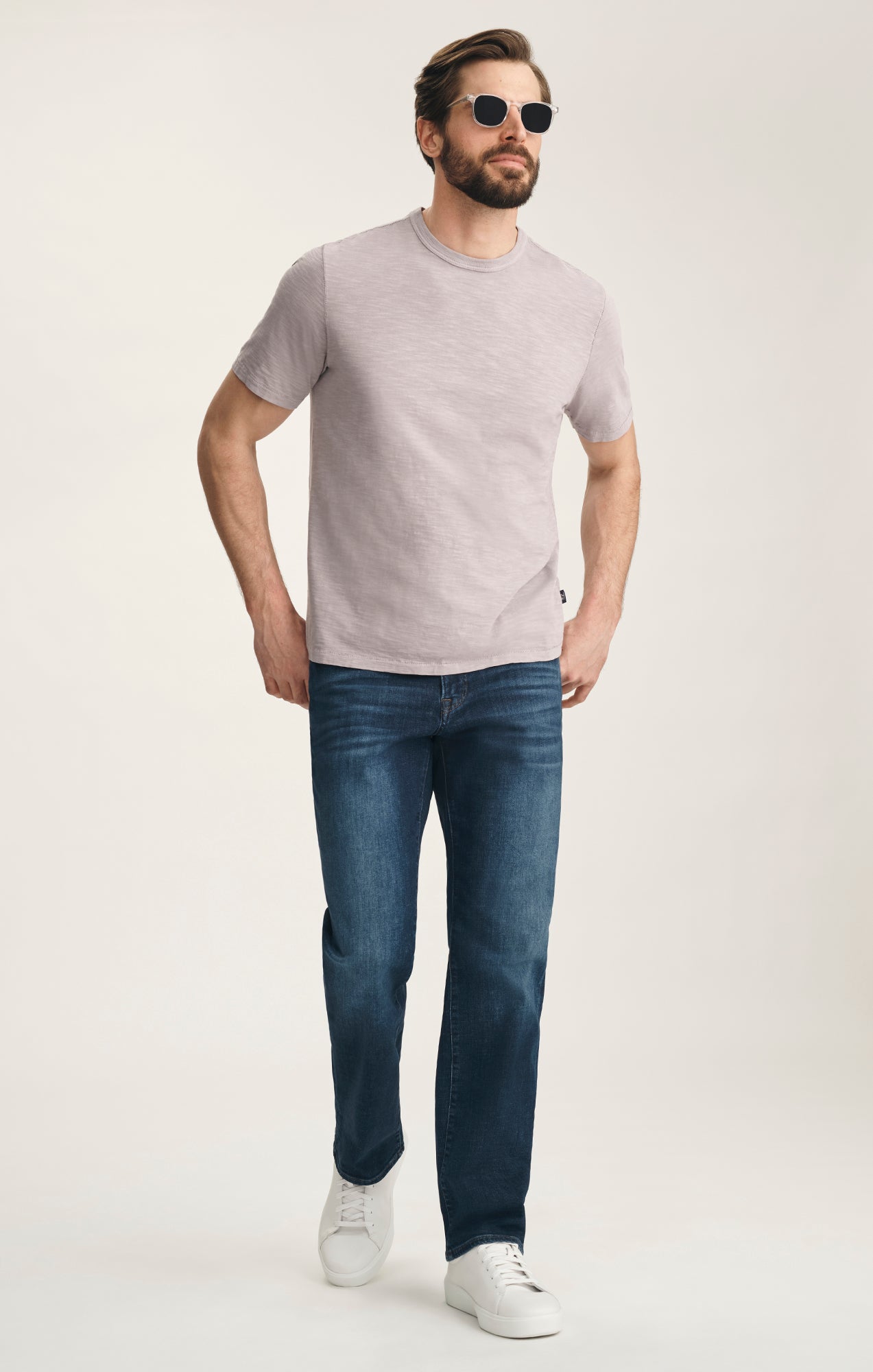 Charisma Relaxed Straight Jeans In Deep Brushed Vintage