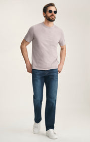 Charisma Relaxed Straight Jeans In Deep Brushed Vintage