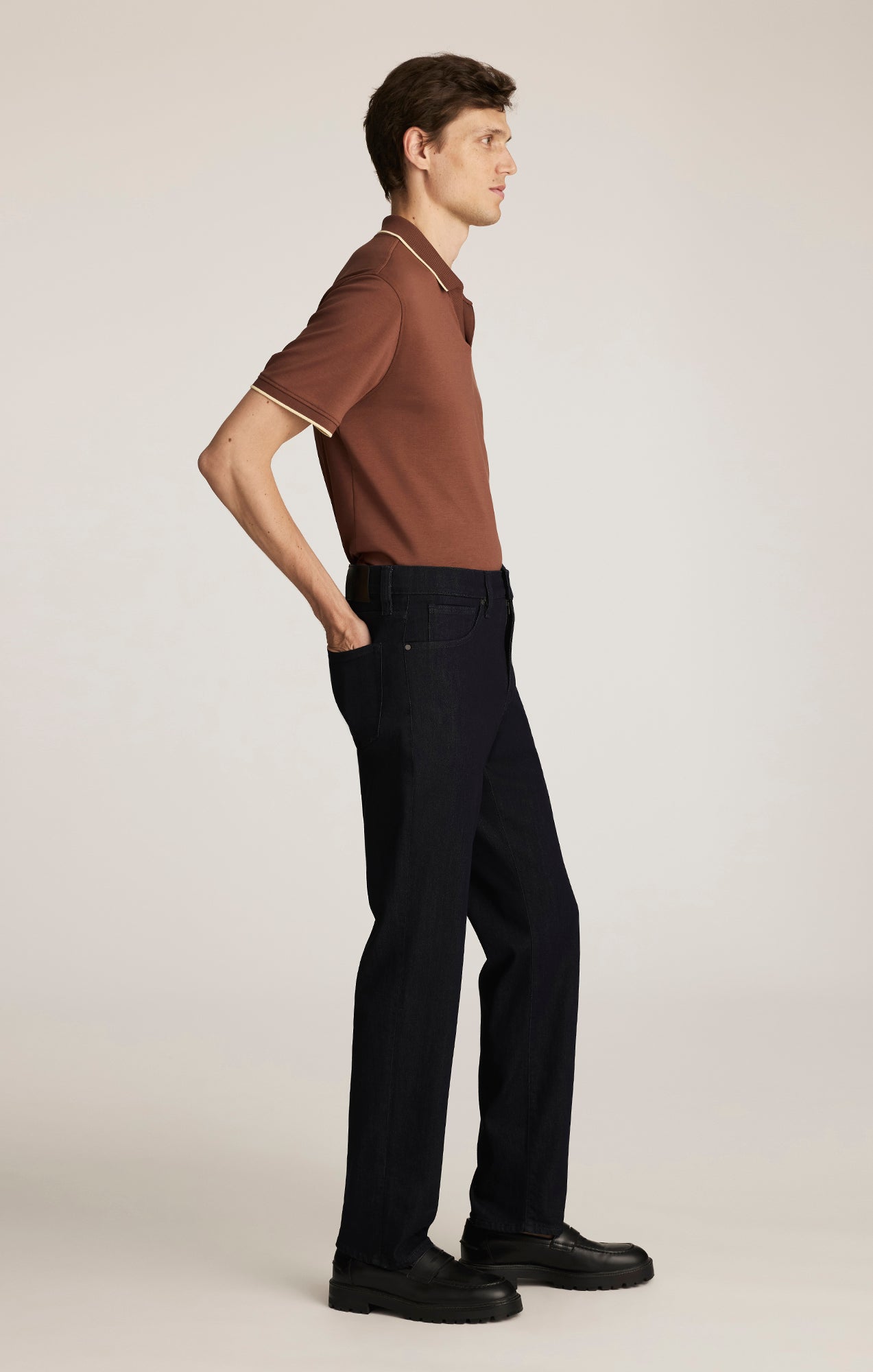 Charisma Relaxed Straight Pants in Rinse Aerodenim