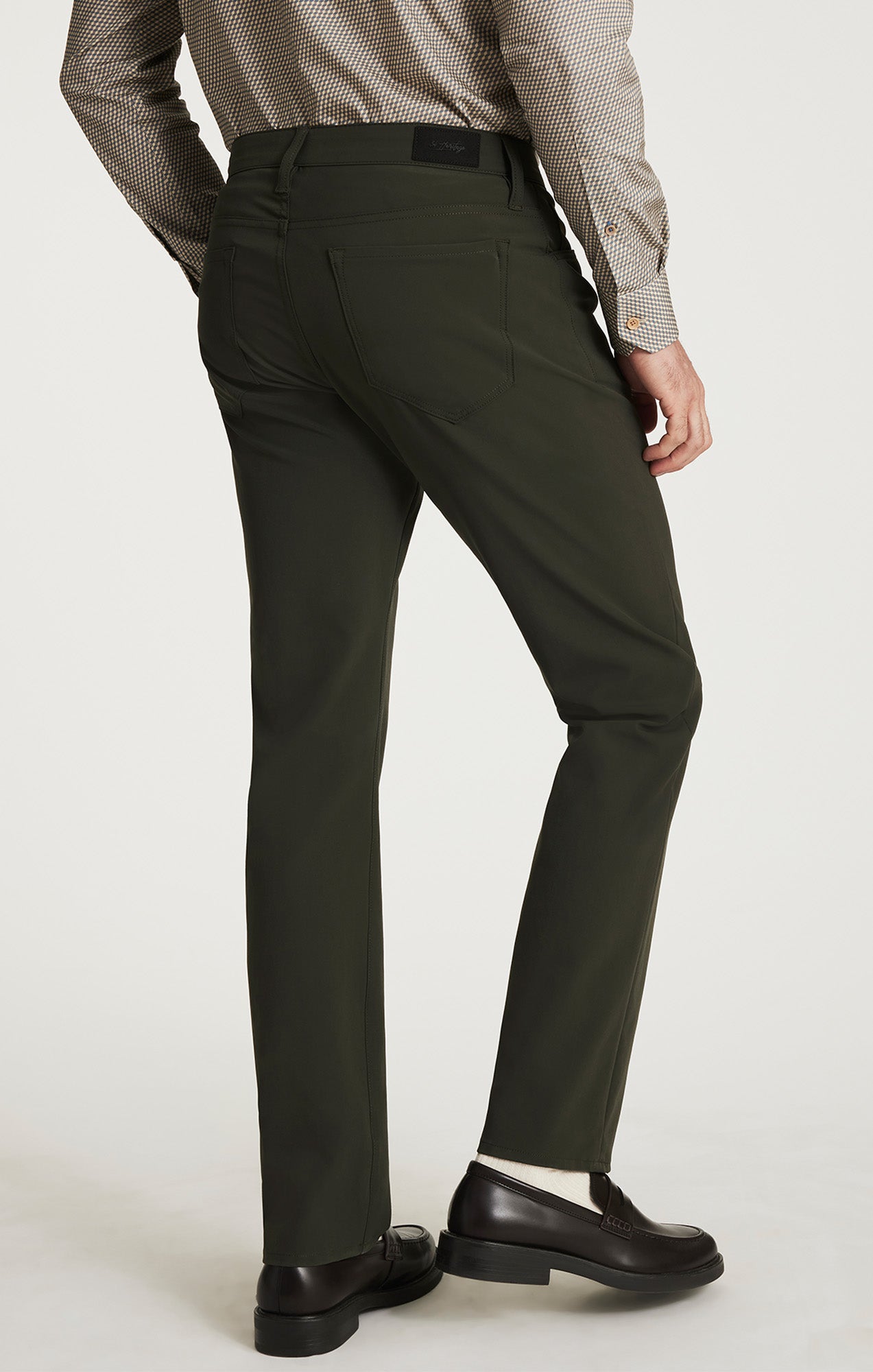 Courage Straight Commuter Pants in Peat Luxe