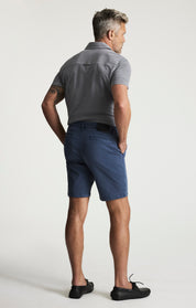 Arizona Slim Shorts In Dark Denim Twill