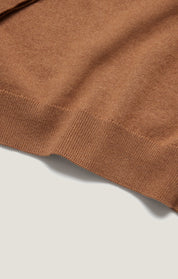 Cashmere Crew Neck Sweater In Tobacco