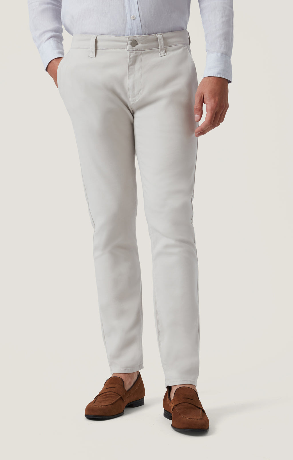 Verona Straight Leg Chino Pants in Cloud High Flyer