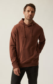 French Terry Hoodie In Cinnamon