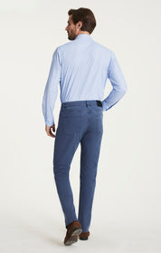 Courage Straight Leg Pants in Blue Honeycomb
