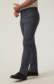 Charisma Relaxed Straight Pants in Slate Diagonal