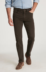 Courage Straight Leg Pants in Brown Diagonal